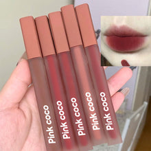Load image into Gallery viewer, Long-lasting Matte Velvet Lip Gloss Waterproof Non-fading Portable Nude Lip Glaze Women Lip Makeup Cosmetics