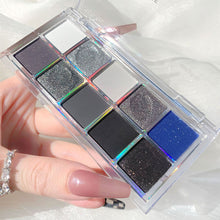 Load image into Gallery viewer, 10 Colors Eyeshadow Palette Portable Fine Powder Texture Matte Pearlescent Eyeshadow Palette Long-lasting Eye Makeup Cosmetics