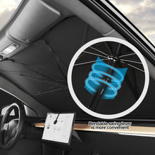 Load image into Gallery viewer, Car Interior Windshield Sunshade Umbrella Auto Anti-UV Sun Shade Window Curtain Sun Protection Accessories for Summer Visor