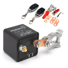 Load image into Gallery viewer, 12V/24V 120A 200A 250A Car Battery Switch Wireless Relay Integrated Remote Control Disconnect Cut Off Isolator Master Switches