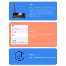 Load image into Gallery viewer, Bluetooth 5.3 Audio Receiver 3.5mm Aux RCA Optical Wireless Stereo Adapter with U Disk TF Card Play for Car Speaker