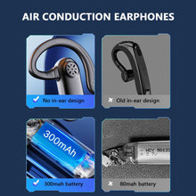 Load image into Gallery viewer, IPX5 Bluetooth 5.2 Wireless Business Headset 20 hours Long battery life Large capacity single-sided headset with microphone