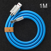 Load image into Gallery viewer, Type C Data Line 120w Fast Charging 6A 180 Rotating Ultra Fast Charging Line For Huawei Samsung Millet Bold Lengthened Silicone