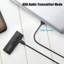 Load image into Gallery viewer, Wireless Audio Bluetooth 5.0 Adapter Transmitter Receiver with 3.5mm Aux Cable for TV Car Stereo Laptop Phone Headphones