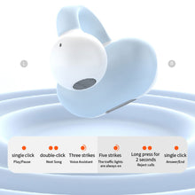 Load image into Gallery viewer, TWS Wireless Bluetooth Headphones Bone Conduction Headset HiFi Stereo Ear Clip on Ear Earring Sports Earbuds With Microphone