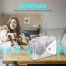 Load image into Gallery viewer, Cassette Capture Tape Player Speaker Or Wired Earphone Play With AM FM Radio Function