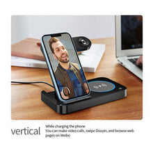 Load image into Gallery viewer, 4 in 1 Foldable Wireless Charging Station For iPhone 14 13 12 Apple Watch 7/6 For Samsung Galaxy Watch Chargers 4/3 S22 S21