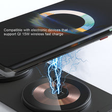 Load image into Gallery viewer, 3 in1 Foldable Wireless Charger For iPhone 13 12 11 For Apple Watch Airpods Pro Wireless Charging Dock Station