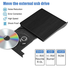Load image into Gallery viewer, USB 3.0 Slim External DVD RW CD Writer Drive Burner Reader Player Optical Drives For Laptop PC Dvd Burner Dvd Portatil
