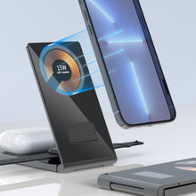 Load image into Gallery viewer, Suitable For Apple 13/14 Mobile Phone Watch Four-In-One Magnetic Suction Wireless Charger Desktop Bracket Wireless Charger