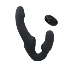 Load image into Gallery viewer, Strapless Strap on Dildo Vibrators for Women Double Head Vibrating Penis Dildo for Lesbian Erotic Adult Sex Toys for Couples 18+