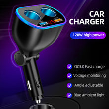 Load image into Gallery viewer, 12V Dual USB Car Cigarette Lighter Socket Splitter Auto Charger Auto Cigarette Lighter Sockets Power Adapter Plug For All Phone