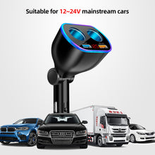 Load image into Gallery viewer, 12V Dual USB Car Cigarette Lighter Socket Splitter Auto Charger Auto Cigarette Lighter Sockets Power Adapter Plug For All Phone