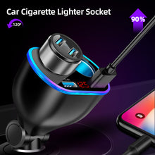 Load image into Gallery viewer, 12V Dual USB Car Cigarette Lighter Socket Splitter Auto Charger Auto Cigarette Lighter Sockets Power Adapter Plug For All Phone