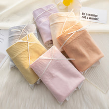 Load image into Gallery viewer, Midwaist Seamless Women Pure Cotton Crotch Antibacterial Underwear Cute Girl Wood Ear Side Belly Briefs