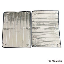 Load image into Gallery viewer, 2Pcs Car Sunroof Sunshade Heat Insulation Cover Windscreen Sun Shade Sun Protection Fit for Byd Atto 3 Yuan Plus MG ZE EV