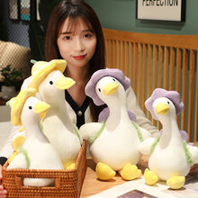 Load image into Gallery viewer, 1pc 35/40/55cm Duck Doll Flower Duck Plush Toy Stuffed Animal Plush Toy Best Gift Kawaii Plushie Toy Simulation Funny Doll