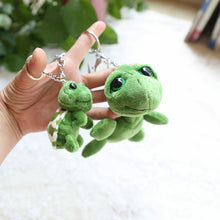 Load image into Gallery viewer, 1pc 7/10CM Turtle Plush Stuffed Doll Soft Plush Toy Keychain Bag Pendant Kid Gift Claw Machine Ornaments Gift Anime Keychain Doll Children Gifts