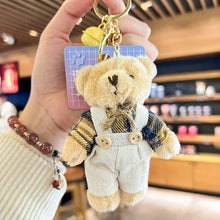 Load image into Gallery viewer, 1Pc Bear Keychain Plush Bear Pendant Mini Bear Doll Stuffed Toy Animals Keyring for Girls Boys Festival Anniversary Gifts