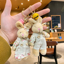 Load image into Gallery viewer, 1Pc Bear Keychain Plush Bear Pendant Mini Bear Doll Stuffed Toy Animals Keyring for Girls Boys Festival Anniversary Gifts