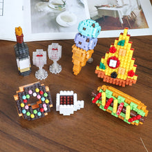 Load image into Gallery viewer, Hamburger Chips Dounuts Food Building Blocks Ideas Simulation Model Bricks Home Decoration DIY Toys for Kids Girlfriend Chrishtmas New Year Gifts