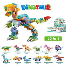 Load image into Gallery viewer, Jurassic World Dinosaur Building Blocks Small Particles Dinosaur Puzzle Set Animal Toys Educational For Kids Children's Gifts