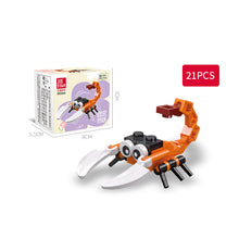 Load image into Gallery viewer, Mini Insects Building Blocks Classical Ladybug Snail Dragonfly Butterfly Beetle Bricks Animal Toys Educational For Kids Children's Gifts