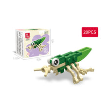 Load image into Gallery viewer, Mini Insects Building Blocks Classical Ladybug Snail Dragonfly Butterfly Beetle Bricks Animal Toys Educational For Kids Children's Gifts
