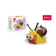 Load image into Gallery viewer, Mini Insects Building Blocks Classical Ladybug Snail Dragonfly Butterfly Beetle Bricks Animal Toys Educational For Kids Children's Gifts