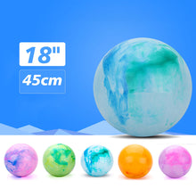 Load image into Gallery viewer, Inflatable Soft Ball Children Game Bouncing Balls Kids Entertainment Play Portable Rainbow Bouncy Ball Fitness Ball