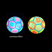 Load image into Gallery viewer, 22cm Inflatable Soft Ball Children Game Bouncing Balls With Chain Kids Entertainment Play Portable Rainbow Bouncy Ball Fitness Ball