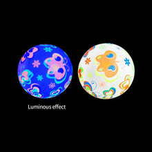 Load image into Gallery viewer, 22cm Inflatable Soft Ball Children Game Bouncing Balls With Chain Kids Entertainment Play Portable Rainbow Bouncy Ball Fitness Ball