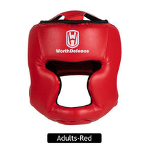 Load image into Gallery viewer, Men Women Kick Boxing Helmet PU Karate Muay Thai Guantes De Boxeo Free Fight MMA Sanda Training Adults Kids Equipment