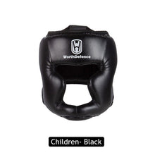 Load image into Gallery viewer, Men Women Kick Boxing Helmet PU Karate Muay Thai Guantes De Boxeo Free Fight MMA Sanda Training Adults Kids Equipment