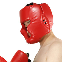 Load image into Gallery viewer, Full-covered Pu Boxing Helmet Kids Adults Muay Thai Training Sparring Boxing Headgear Gym Equipment Taekwondo Head Guard