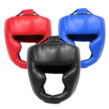 Load image into Gallery viewer, Full-covered Pu Boxing Helmet Kids Adults Muay Thai Training Sparring Boxing Headgear Gym Equipment Taekwondo Head Guard
