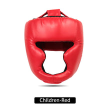 Load image into Gallery viewer, Full-covered Pu Boxing Helmet Kids Adults Muay Thai Training Sparring Boxing Headgear Gym Equipment Taekwondo Head Guard