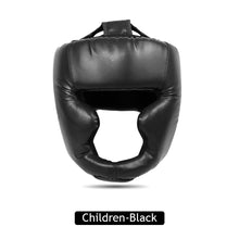 Load image into Gallery viewer, Full-covered Pu Boxing Helmet Kids Adults Muay Thai Training Sparring Boxing Headgear Gym Equipment Taekwondo Head Guard