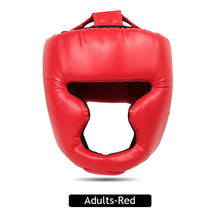 Load image into Gallery viewer, Full-covered Pu Boxing Helmet Kids Adults Muay Thai Training Sparring Boxing Headgear Gym Equipment Taekwondo Head Guard