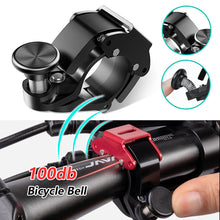 Load image into Gallery viewer, Bicycle Bell Ring MTB Cycling Horn Stainless Concealed Bike Handlebar Bell Crisp Sound Horn for Bicycle Safety Cycling 22-24mm Handlebar Bike Accessories