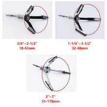Load image into Gallery viewer, Steel Three-jaw Cylinder Sander Inner Diameter Grinder Car Engine Brake Cylinder Bore Hone Tool Flexible Shaft Honing 18-63mm