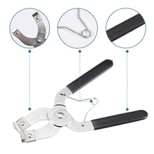 Load image into Gallery viewer, Car Engine Piston Ring Pliers Motorcycle Brake Piston Pliers Garden Piston Ring Compressor Tool Adjustable Safety Screws