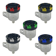 Load image into Gallery viewer, Motorcycle Brake Master Cylinder Brake Fluid Reservoir Transparent Motorcycle Brake Oil Tank Motorcycle Upper Pump Oil Cup with CNC Cap