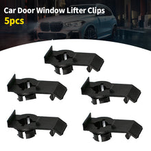 Load image into Gallery viewer, 5Pcs Auto Car Door Window Lifter Clips Regulator Rail Sliding Replacements Front Left Right For BMW X5 E53 2000-2006 Accessories