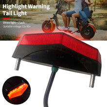 Load image into Gallery viewer, Electric Bicycle Rear Light Tail Light Safety Warning Rear Lamp Rear Night Riding Accessories Waterproof