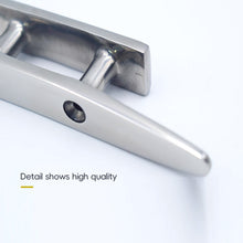 Load image into Gallery viewer, 4"/5"/6"/8" 316 Stainless Steel Polished 2 Hole Hardware Low Flat Cleat Boat Cleats For Marine Boat Deck Rope Tie Yacht Accessories