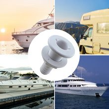 Load image into Gallery viewer, Marine Boat Thru Hull Fitting Connector Plastic Boat Drain Bilge Pump Plumbing For 5/8, 3/4, 1 Inch Hose