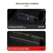 Load image into Gallery viewer, 2Pcs Car Air Vent Anti-blocking Under Seat Car Air Outlet Cover Dust Cover Accessories for BYD Atto3 Atto 3 EV 2022 2023
