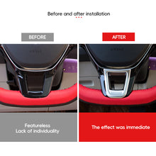 Load image into Gallery viewer, Car Steering Wheel Decoration Cover Trim Sticker Accessories for Volkswagen VW Passat B8 Tiguan MK2 Golf 7 7.5 MK7 MK7.5 E-UP