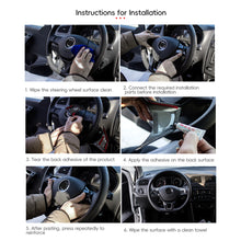 Load image into Gallery viewer, Car Interior Steering Wheel Cover Trim Sticker Accessories for Volkswagen VW Golf 7 GTI MK7 POLO 2014 2015 Jetta MK6 2015 2016
